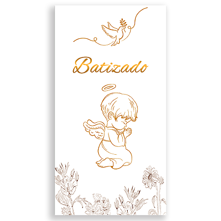 Capa Faixa Lateral Sublimado - Batizado