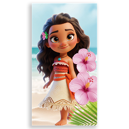 Capa Faixa Lateral Sublimado - Moana