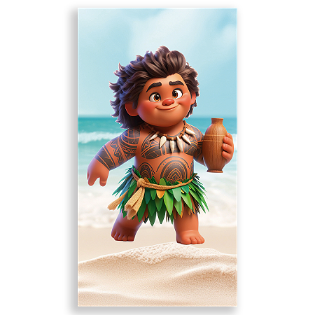 Capa Faixa Lateral Sublimado - Moana