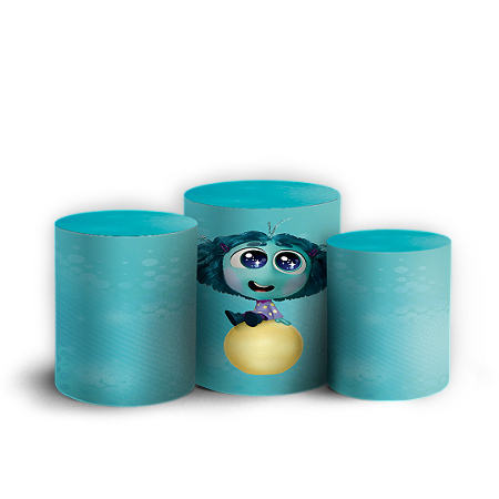 Capas Trio Cilindro Sublimado Vest Facil - Inveja Divertida Mente