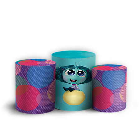 Capas Trio Cilindro Sublimado Vest Facil - Inveja Divertida Mente