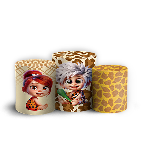 Capas Trio Cilindro Sublimado Vest Facil - Pedrita