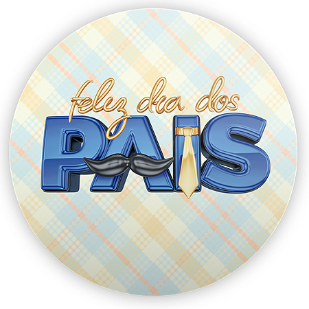 Mini Painel - Dia Dos Pais - Sublimado 3D