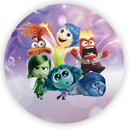 Capa Mini Painel Sublimado - Divertida Mente