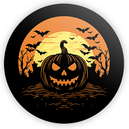 Capa Mini Painel Sublimado - Halloween