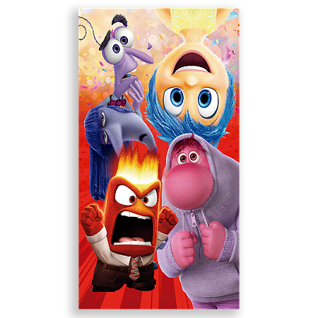 Capa Faixa Lateral Sublimado - Divertida Mente