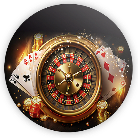 Capa Painel Redondo Sublimado - Cassino