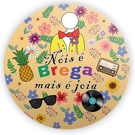 Capa Mini Painel Sublimado - Festa Junina Nois e Brega