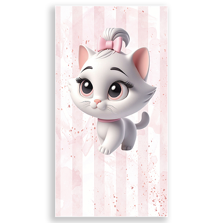 Capa Faixa Lateral Sublimado - Gatinha