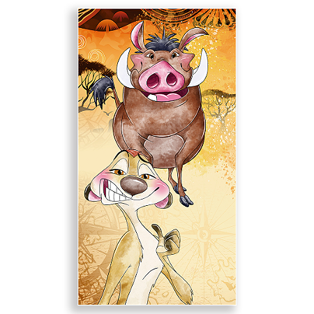 Capa Faixa Lateral Sublimado - Rei Leao