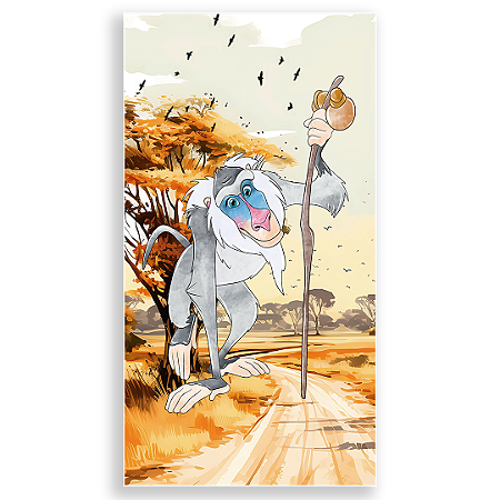 Capa Faixa Lateral Sublimado - Rei Leao