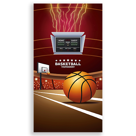 Capa Faixa Lateral Sublimado - Basquete