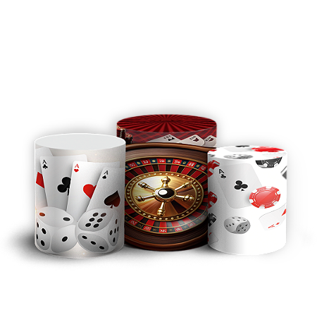 Capas Trio Cilindro Sublimado Vest Facil - Cassino