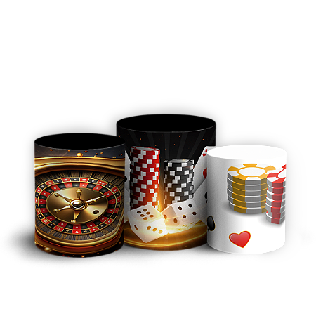 Capas Trio Cilindro Sublimado Vest Facil - Cassino