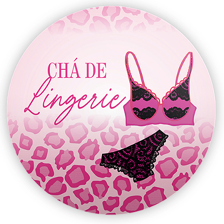 Capa Painel Redondo Sublimado - Cha De Lingerie