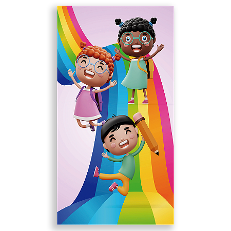 Capa Faixa Lateral Sublimado - Dia Das Criancas