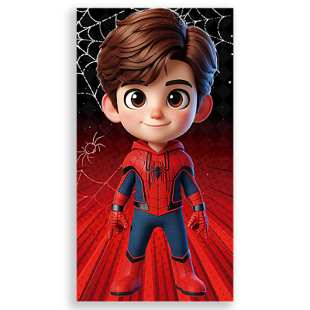 Capa Faixa Lateral Sublimado - Homem Aranha