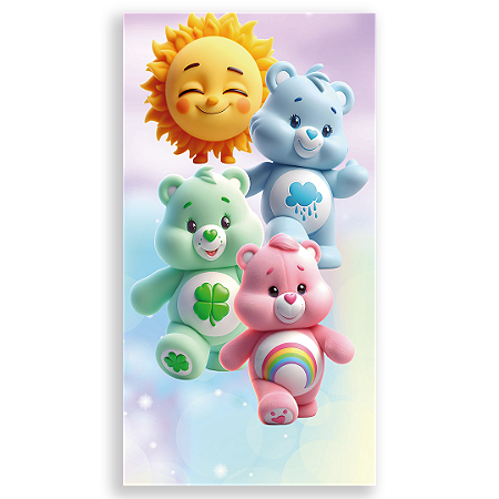 Capa Faixa Lateral Sublimado - Ursinhos