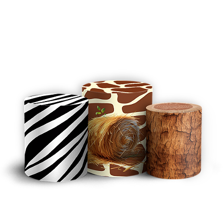 Capas Trio Cilindro Sublimado Vest Facil - Mickey Fazendinha