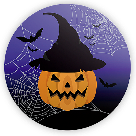 Capa Mini Painel Sublimado - Dia das Bruxas Halloween