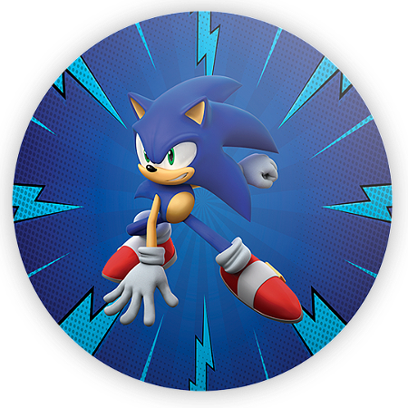 Capa Mini Painel Sublimado - Sonic