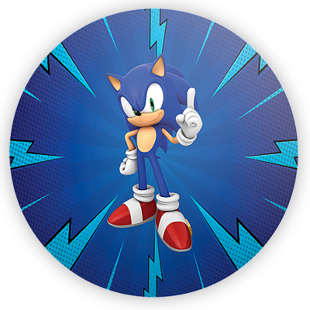 Capa Mini Painel Sublimado - Sonic