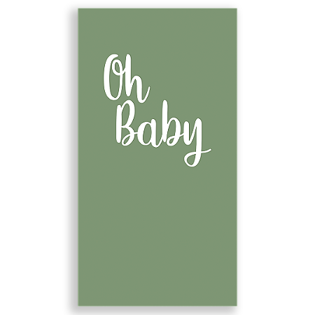 Capa Faixa Lateral Sublimado - Oh Baby