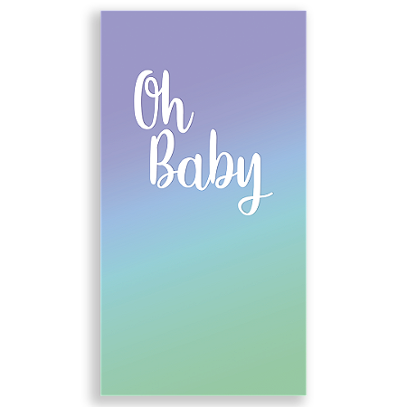 Capa Faixa Lateral Sublimado - Oh Baby