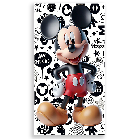 Capa Faixa Lateral Sublimado - Mickey