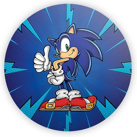 Capa Mini Painel Sublimado - Sonic