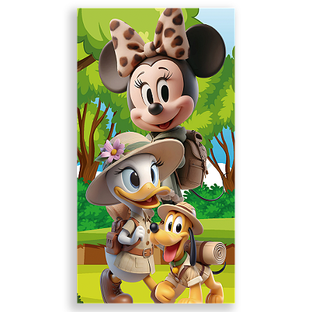 Capa Faixa Lateral Sublimado - Mickey Safari