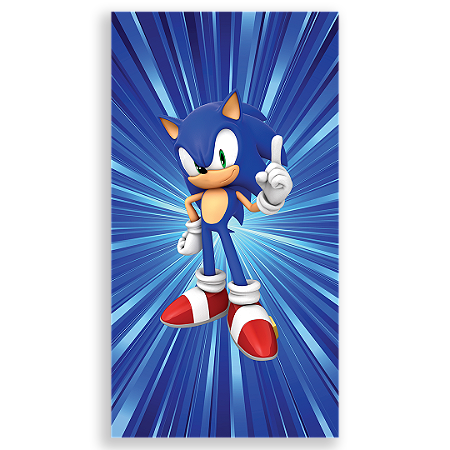 Capa Faixa Lateral Sublimado - Sonic