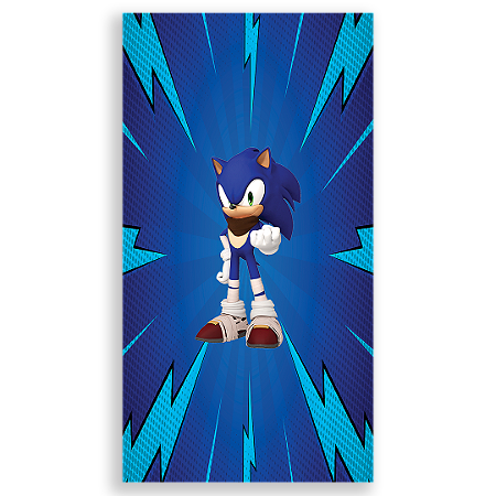 Capa Faixa Lateral Sublimado - Sonic