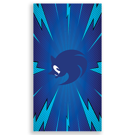 Capa Faixa Lateral Sublimado - Sonic