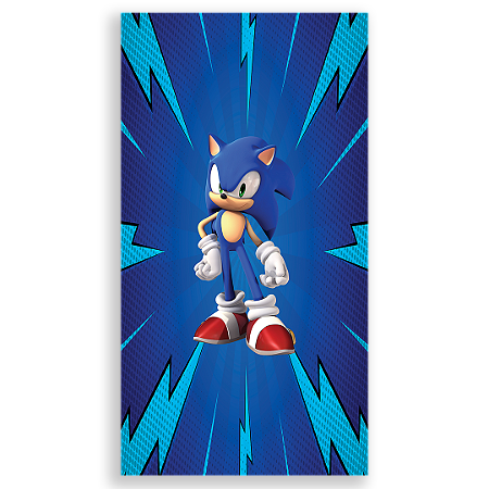 Capa Faixa Lateral Sublimado - Sonic