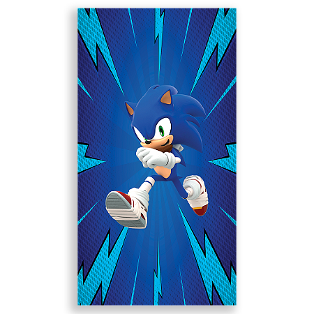 Capa Faixa Lateral Sublimado - Sonic