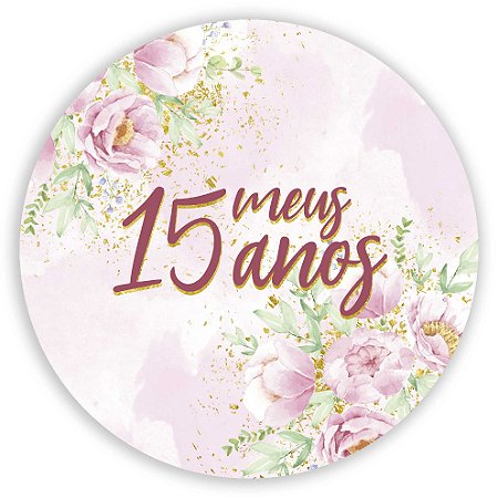 Capa Mini Painel Sublimado - 15 Anos