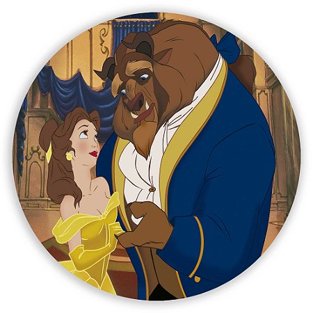Capa Mini Painel Sublimado - Princesa Bela e a Fera