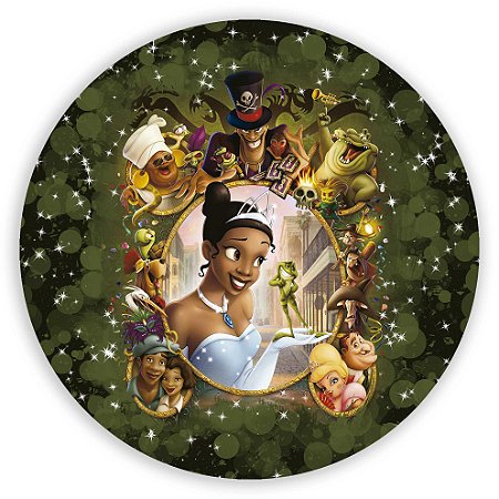 Capa Mini Painel Sublimado - A Princesa e o Sapo