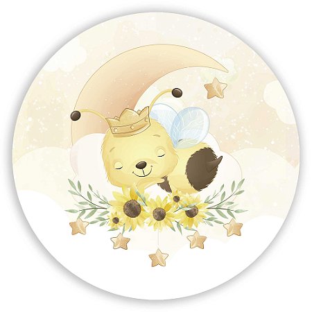 Capa Mini Painel Sublimado - Abelhinha Cute