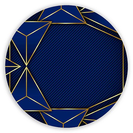 Capa Mini Painel Sublimado - Abstrato Azul