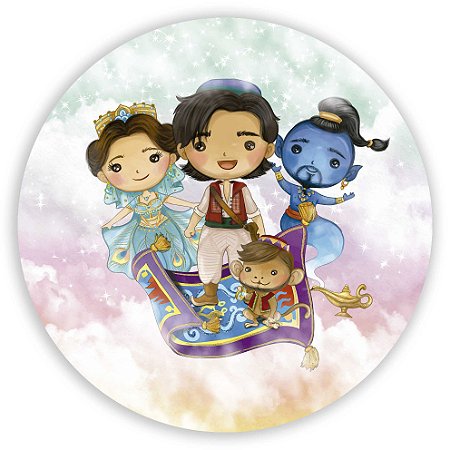 Capa Mini Painel Sublimado - Aladim