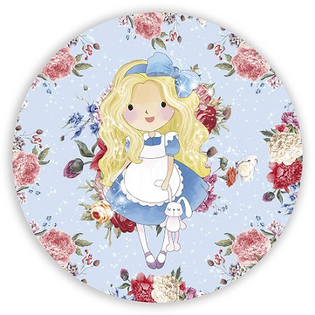 Capa Mini Painel Sublimado - Alice