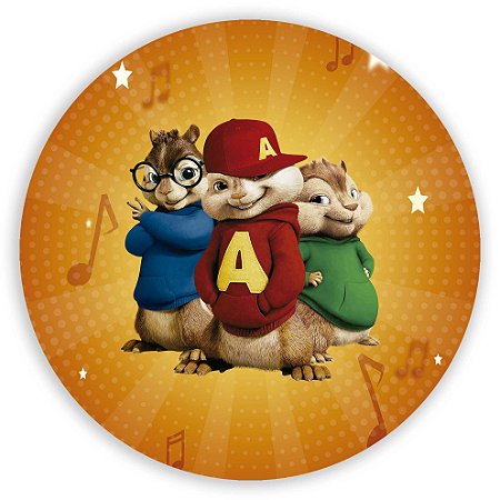 Capa Mini Painel Sublimado - Alvin e os Esquilos