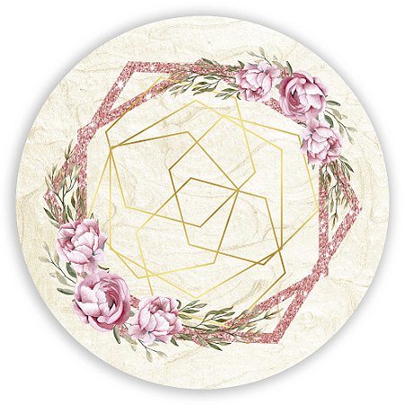 Capa Mini Painel Sublimado - Arabesco Floral