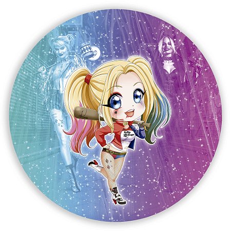 Capa Mini Painel Sublimado - Arlequina Cute