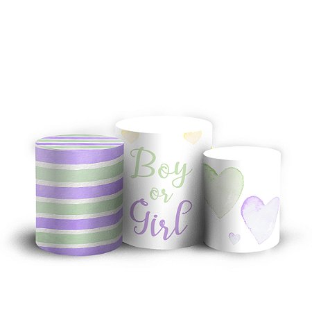 Capas Trio Cilindro Sublimado Vest Facil - Revelação