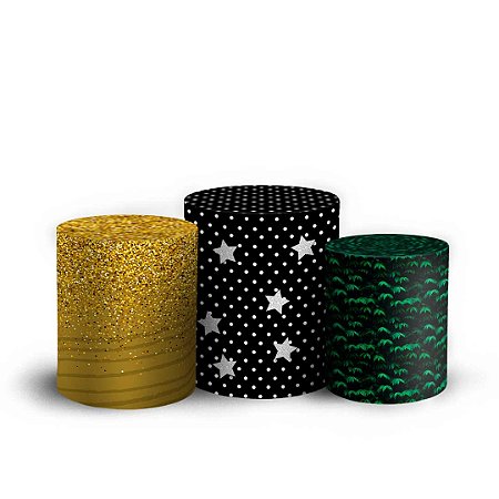 Capas Trio Cilindro Sublimado Vest Facil - Formatura