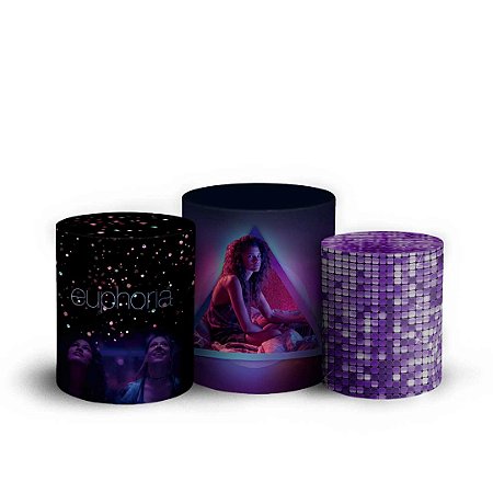 Trio Cilindro - Euphoria - Sublimado 3D + Elástico