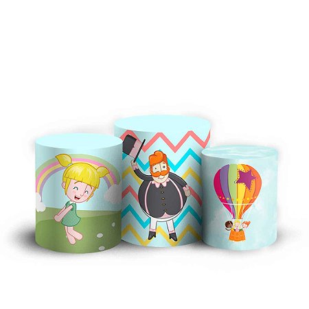 Capas Trio Cilindro Sublimado Vest Facil - Mundo Bita